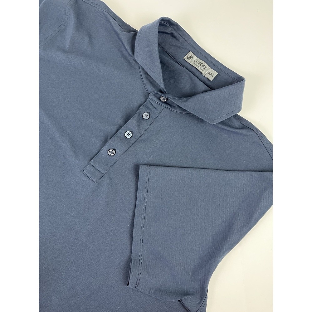 G/FORE Navy Blue Performance Golf Polo Shirt Sz XXL